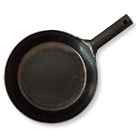 打ち出しフライパン（丸柄）