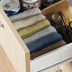 洗濯脱水するだけですぐ乾くおしぼりタオル