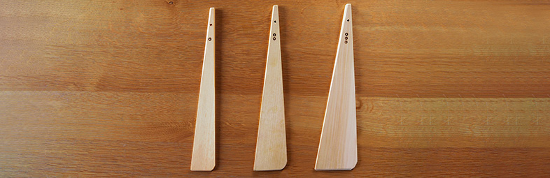 いちょうの三角木べら