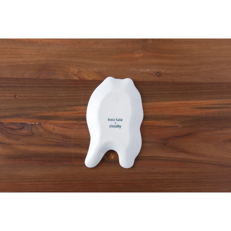 倉敷意匠　kata　kata　印判手小皿　クマ