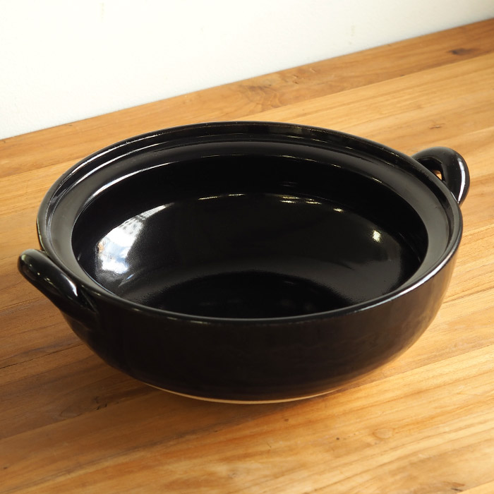 フォースマーケット　アグラ鍋　9号　天目（黒）　/　4th-market