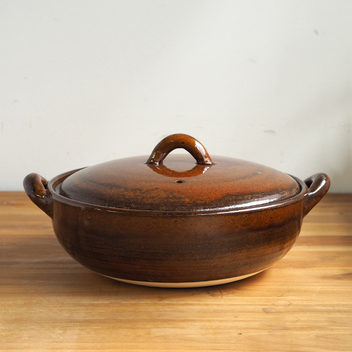 フォースマーケット　アグラ鍋　9号　鼈甲（茶）　/　4th-market