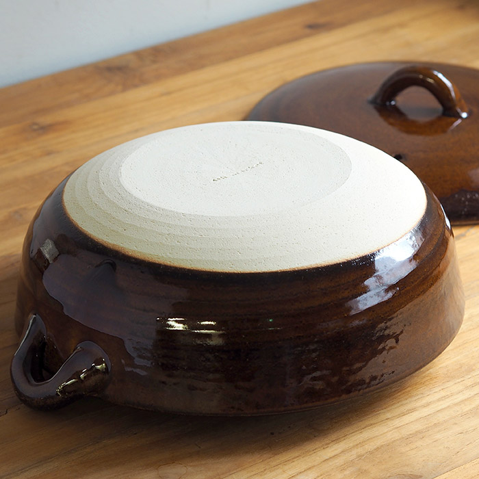 フォースマーケット　アグラ鍋　9号　鼈甲（茶）　/　4th-market