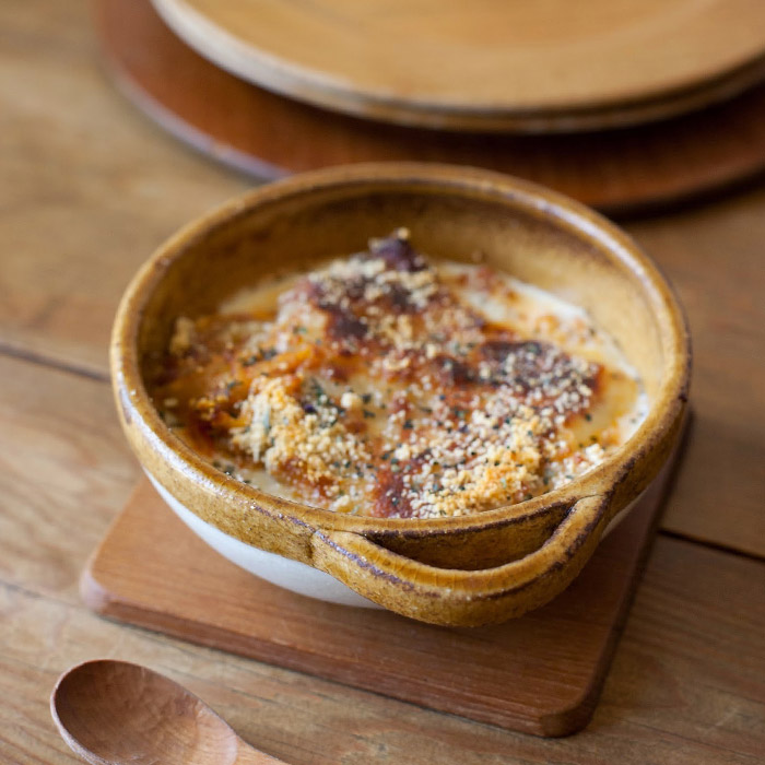 フォースマーケット　カセロラ　オーブンとんすい　白黄　/　4th-market