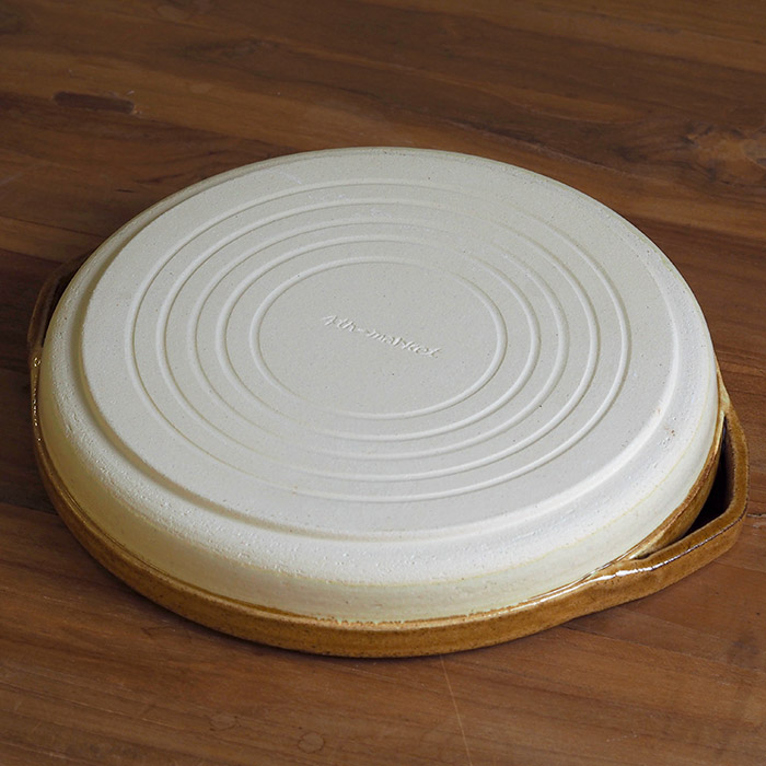 フォースマーケット　カセロラ　グリルパン　白黄　/　4th-market