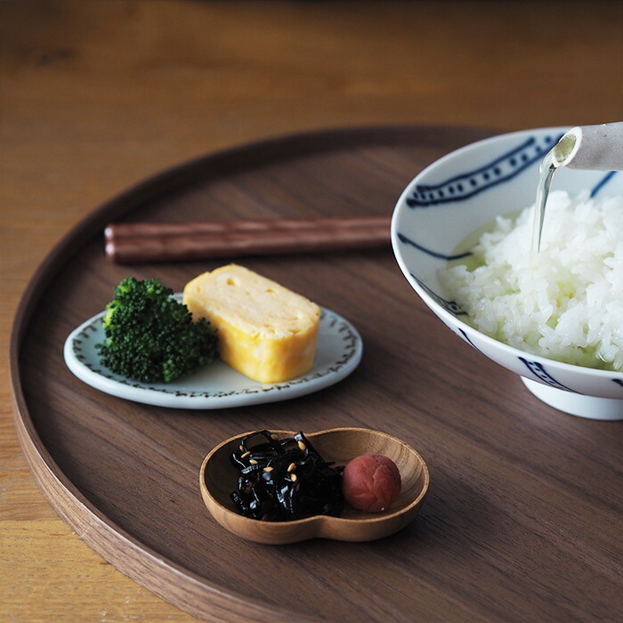 四十沢木材工芸　KITO　豆皿　ふたば