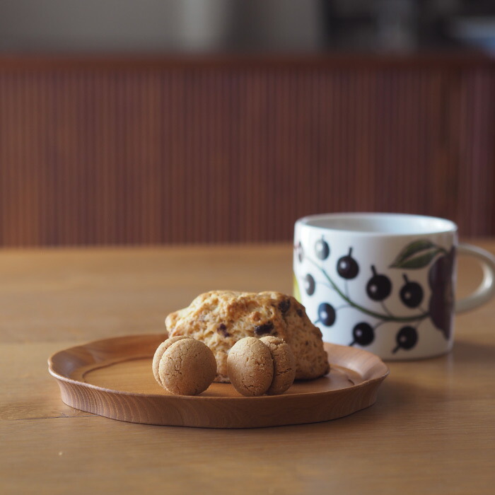 四十沢木材工芸　KITO　輪花盆　小