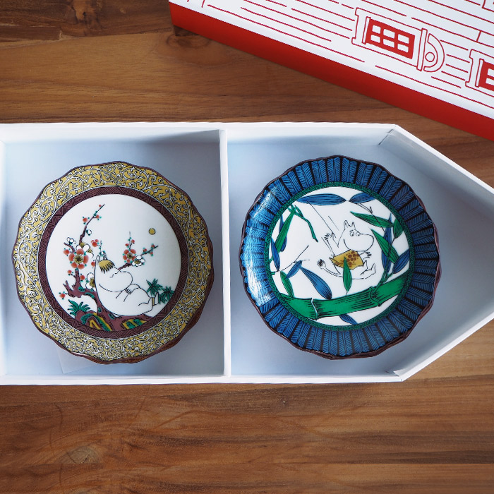 ムーミン×アマブロ　九谷五彩　-GOSAI-　5枚組ボックスセット　/　MOOMIN×amabro