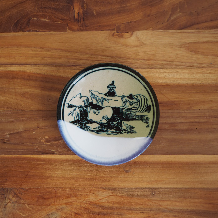 【送料無料】ムーミン×アマブロ　益子焼　-GLAZE-　糠白釉　/　MOOMIN×amabro　