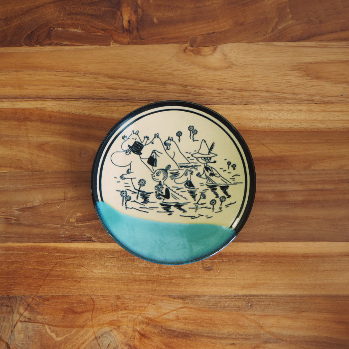 【送料無料】ムーミン×アマブロ　益子焼　-GLAZE-　青磁釉　/　MOOMIN×amabro　