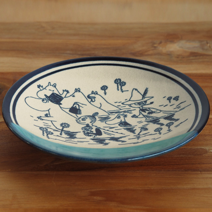 【送料無料】ムーミン×アマブロ　益子焼　-GLAZE-　青磁釉　/　MOOMIN×amabro　