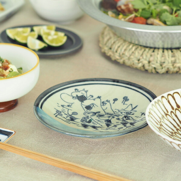 【送料無料】ムーミン×アマブロ　益子焼　-GLAZE-　青磁釉　/　MOOMIN×amabro　