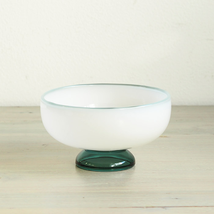 アマブロ　SNOW　BOWL　ホワイト×グリーンリム　/　amabro