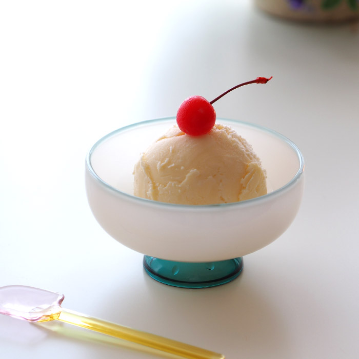 アマブロ　SNOW　BOWL　ホワイト×グリーンリム　/　amabro