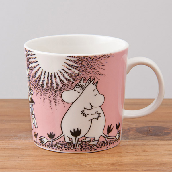 アラビア　ムーミン　マグ　ラブ　ピンク　/　ARABIA　Moomin　