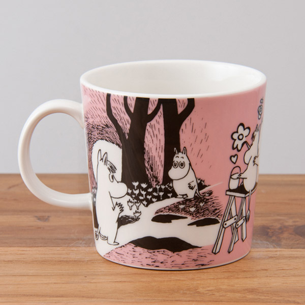 アラビア　ムーミン　マグ　ラブ　ピンク　/　ARABIA　Moomin　