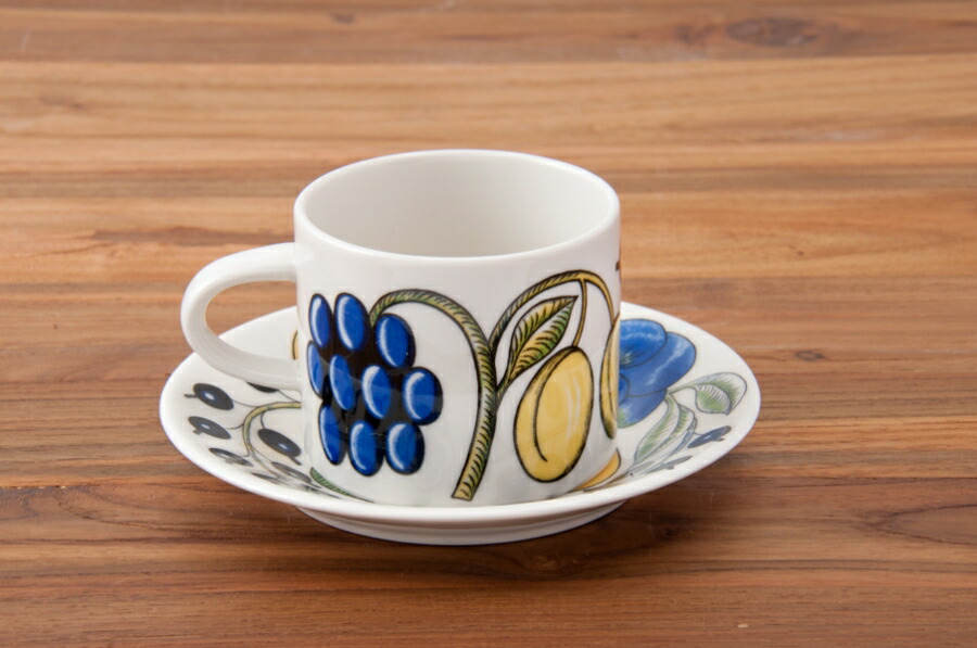 ■アラビア　パラティッシ　コーヒーカップ＆ソーサー　/　ARABIA　Paratiisi