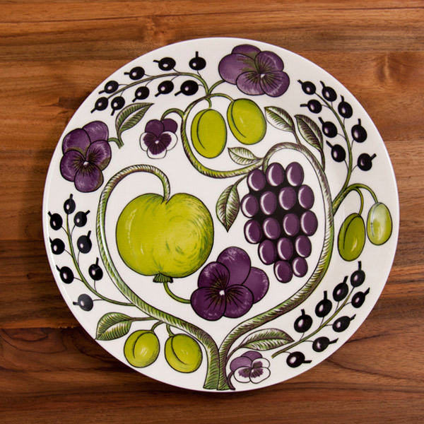 アラビア　パープル　パラティッシ　プレート　26cm　/　ARABIA　Paratiisi　