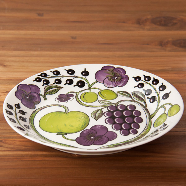 アラビア　パープル　パラティッシ　プレート　26cm　/　ARABIA　Paratiisi　