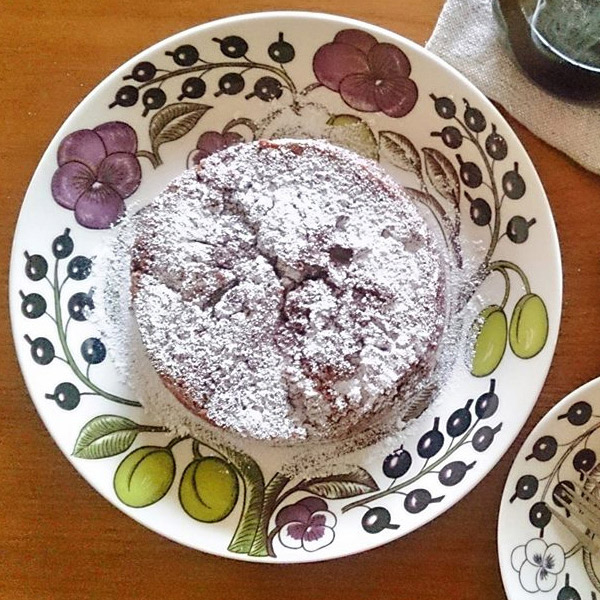 アラビア　パープル　パラティッシ　プレート　26cm　/　ARABIA　Paratiisi　