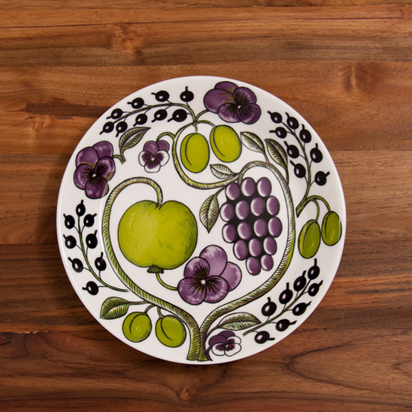 アラビア　パープル　パラティッシ　プレート　21cm　/　ARABIA　Paratiisi　