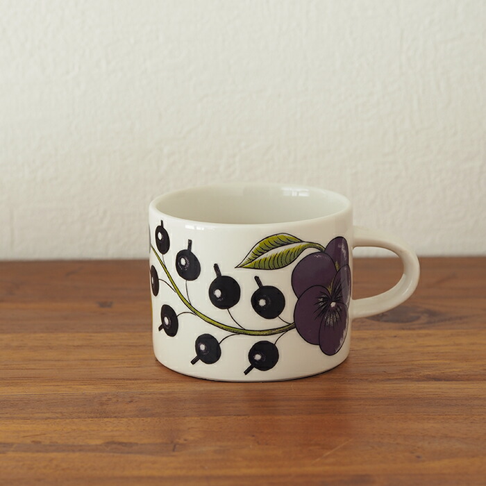 アラビア　パープル　パラティッシ　ティーカップ　/　ARABIA　Paratiisi □