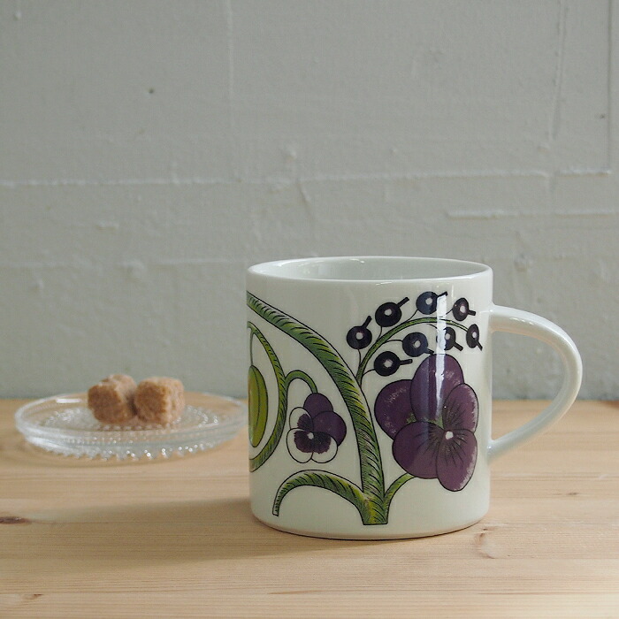 アラビア　パープル　パラティッシ　マグ　350ml　/　ARABIA　Paratiisi　