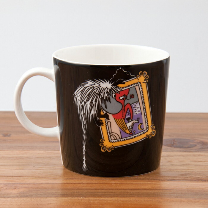 アラビア　ムーミン　マグ　ご先祖様　ブラック　/　ARABIA　Moomin　