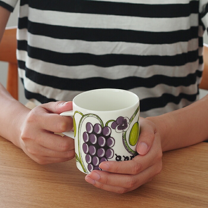 アラビア　パープル　パラティッシ　マグ　240ml　/　ARABIA　Paratiisi　　