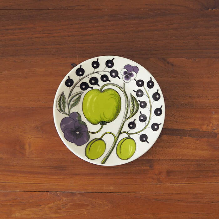 アラビア　パープル　パラティッシ　プレート　14cm　/　ARABIA　Paratiisi　