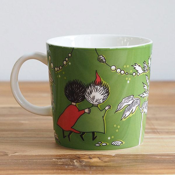 アラビア　ムーミン　マグ　トフスランとビフスラン　グリーン　/　ARABIA　Moomin　