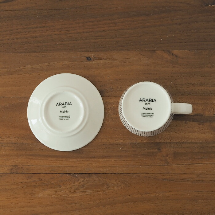 ■アラビア　マイニオ・サラストゥス　カップ＆ソーサー　/　ARABIA　Mainio　Sarastus