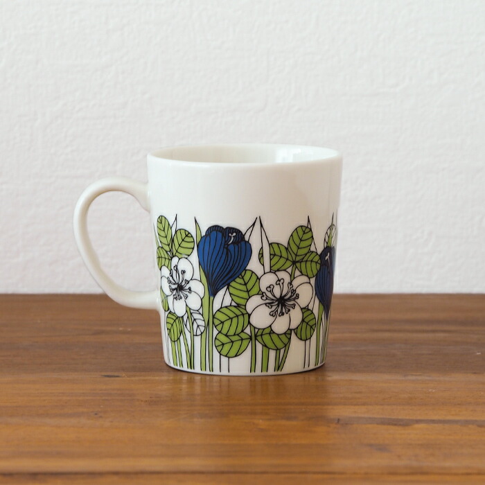 アラビア　クロッカス　マグ　300ml　グリーン　/　ARABIA　Krokus