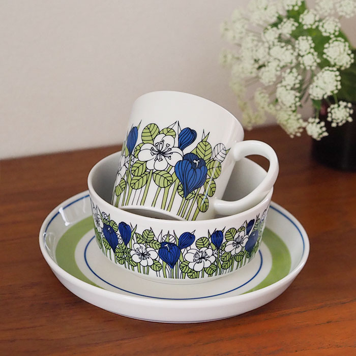 アラビア　クロッカス　マグ　300ml　グリーン　/　ARABIA　Krokus