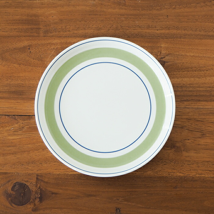 アラビア　クロッカス　プレート　19cm　グリーン　/　ARABIA　Krokus