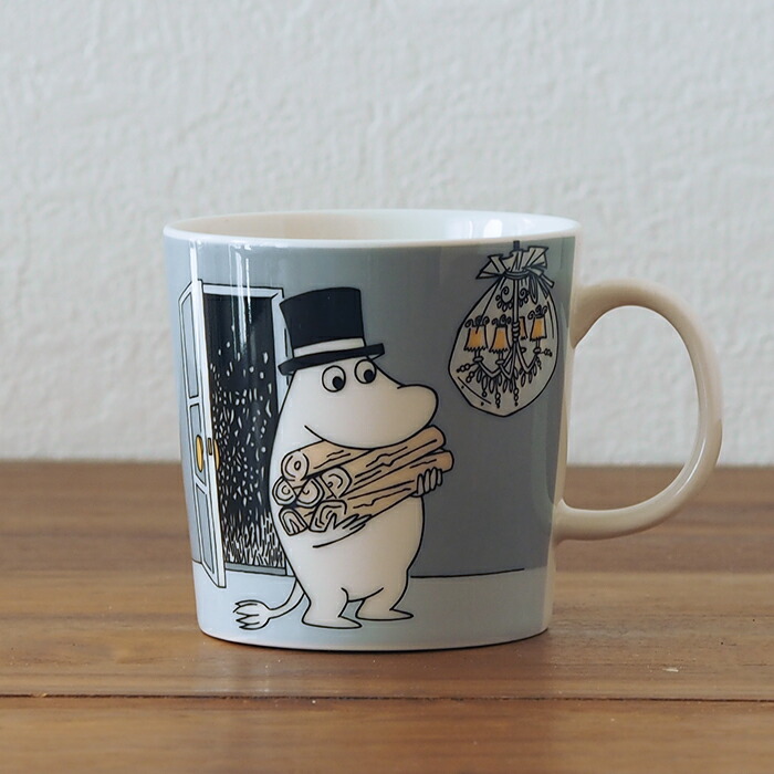 アラビア　ムーミン　マグ　パパ　グレー　/　ARABIA　Moomin　