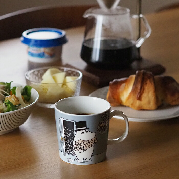 アラビア　ムーミン　マグ　パパ　グレー　/　ARABIA　Moomin　