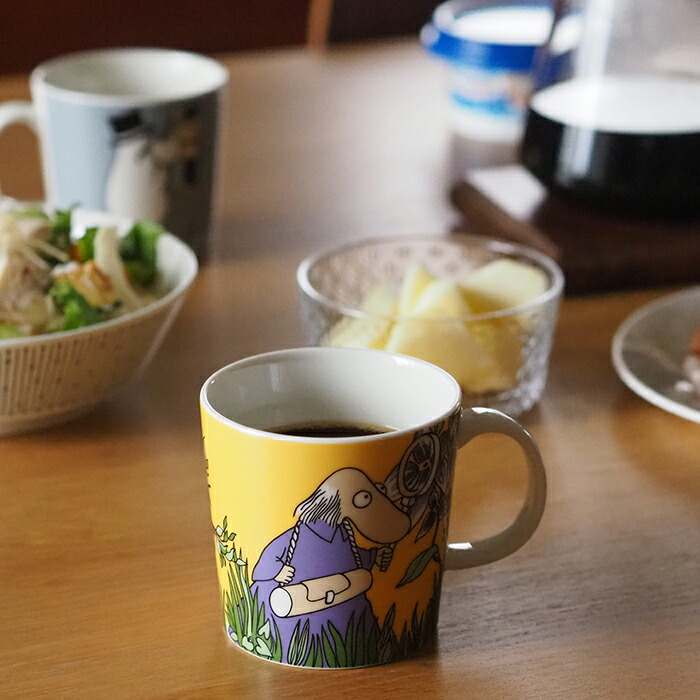 アラビア　ムーミン　マグ　ヘムレン　イエロー　/　ARABIA　Moomin　