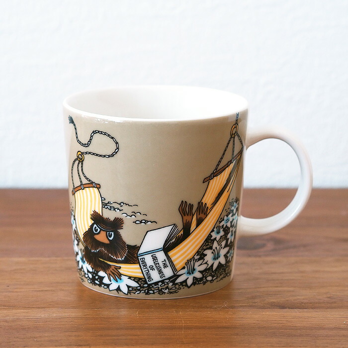 アラビア　ムーミン　マグ　じゃこうねずみ　ベージュ　/　ARABIA　Moomin