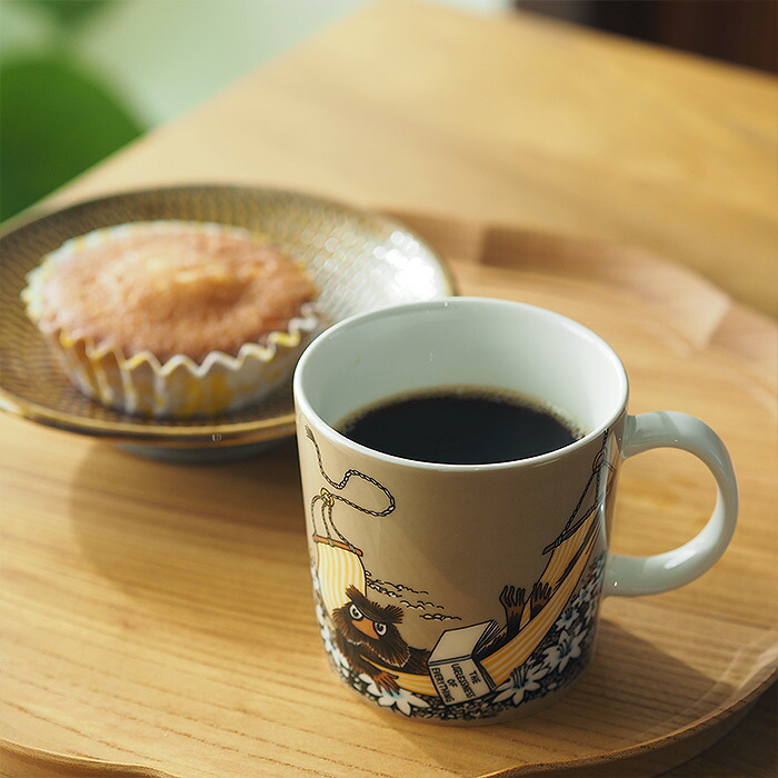 アラビア　ムーミン　マグ　じゃこうねずみ　ベージュ　/　ARABIA　Moomin