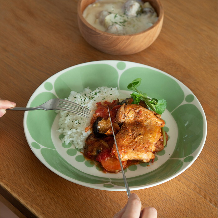 アラビア スンヌンタイ プレート 26cm ライトグリーン / ARABIA Sunnuntai