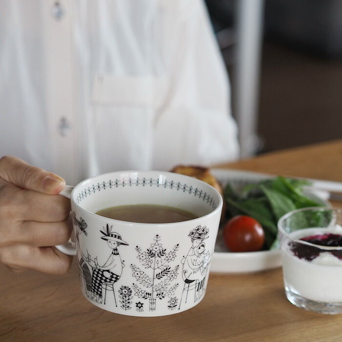 アラビア　エミリア　カップ　0.4L　/　ARABIA　Emilia