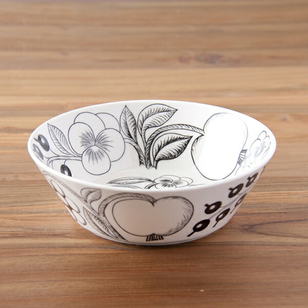 アラビア　ブラック　パラティッシ　スープボウル　/　ARABIA　Paratiisi　※　