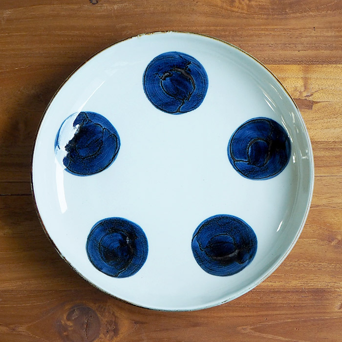 BARBAR　いろは　大皿　丸文