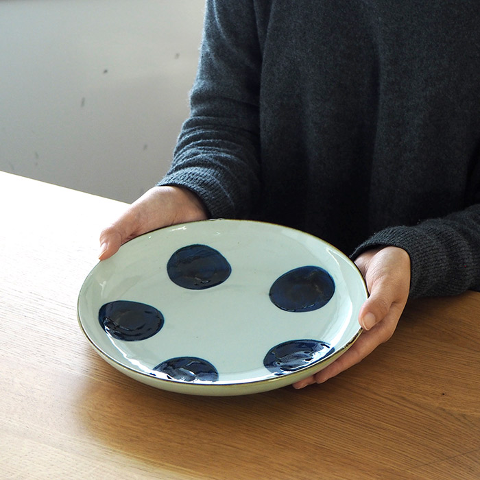 BARBAR　いろは　大皿　丸文