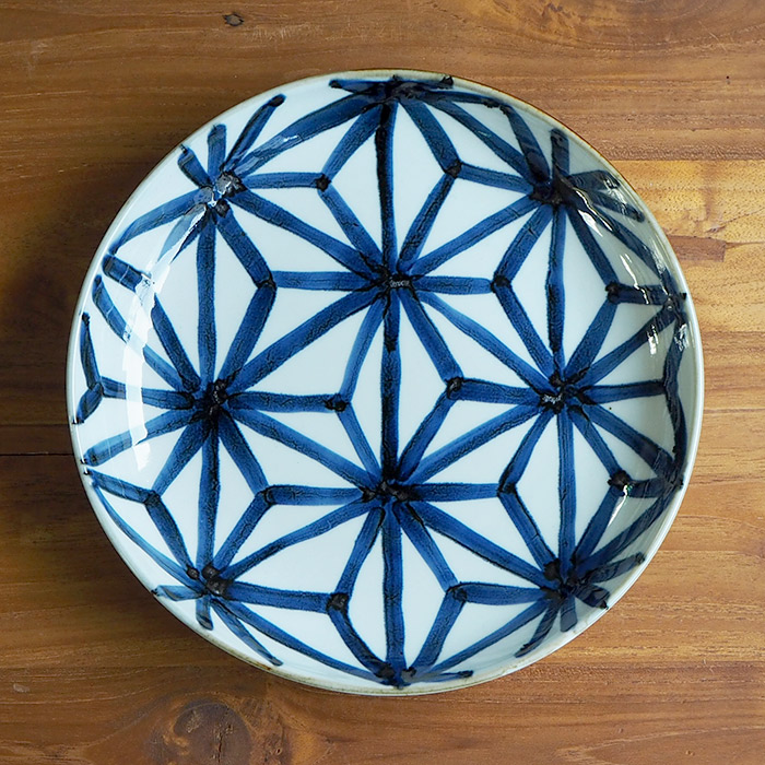 BARBAR　いろは　大皿　麻の葉文