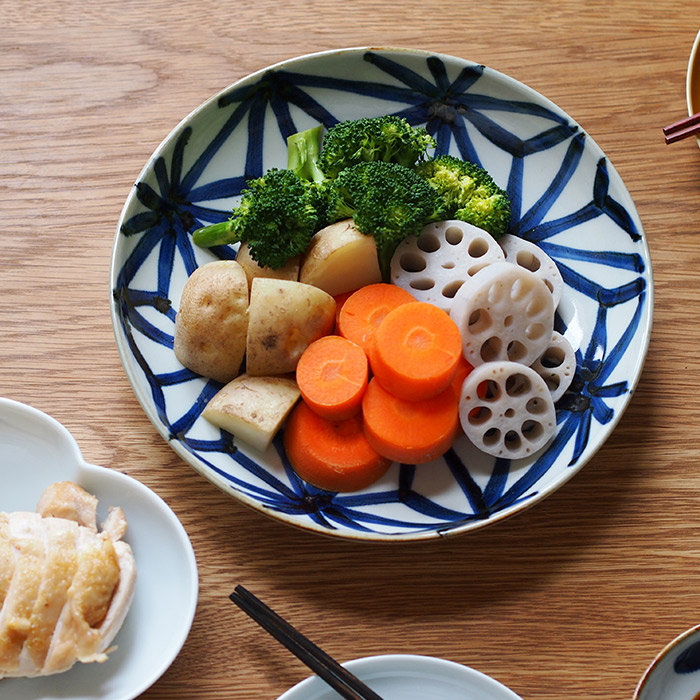 BARBAR　いろは　大皿　麻の葉文