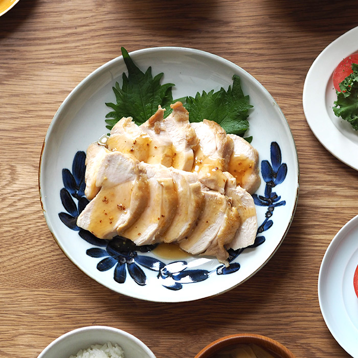 【取扱終了0310】BARBAR　いろは　大皿　菊文