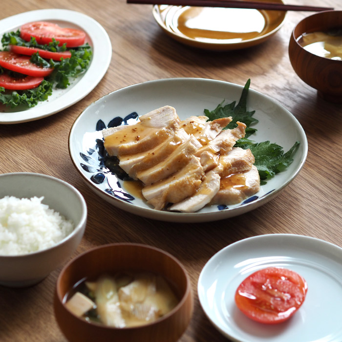 【取扱終了0310】BARBAR　いろは　大皿　菊文