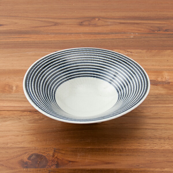 BARBAR　藍駒　三つ足中鉢